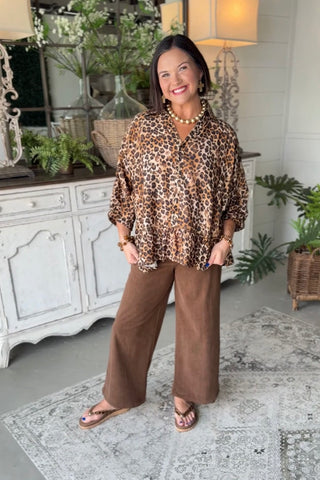 Glenwood Pants Brown by Umgee