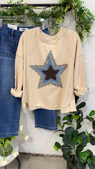 Cassidy Top Ecru by Easel Shirts & Tops Easel