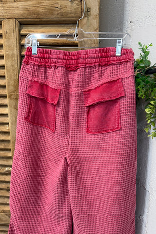 Russell Pants Boho Red Pants Easel