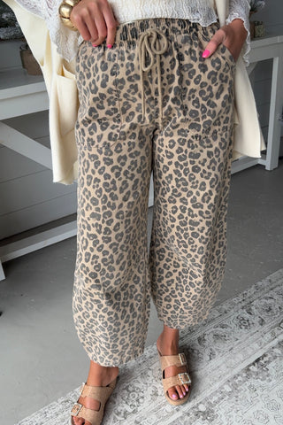Fervor Pants Leopard RESTOCK Soon Pants Blu Pepper