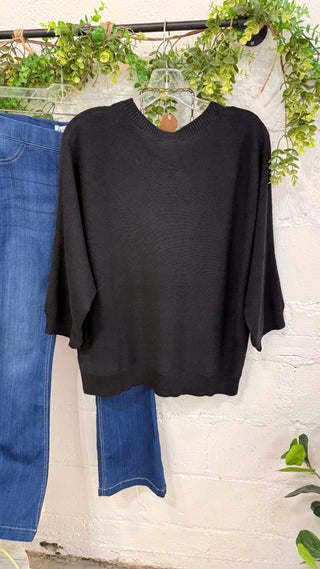 Benning Sweater Black by Umgee