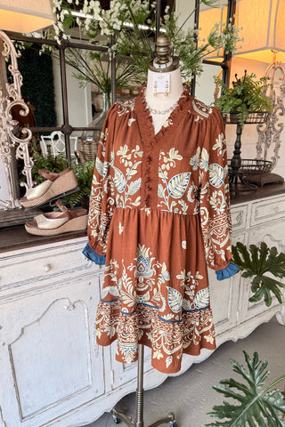 Sandy Dress Hazelnut by Umgee Dresses Umgee