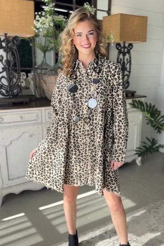 Bayley Dress Oatmeal Dresses Bibi