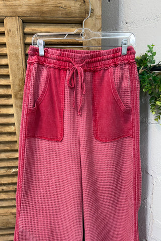 Russell Pants Boho Red Pants Easel
