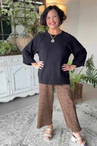 Kate Sweater Black by Umgee