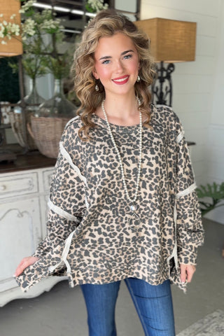 Zaya Leopard Sweatshirt Shirts & Tops Bibi
