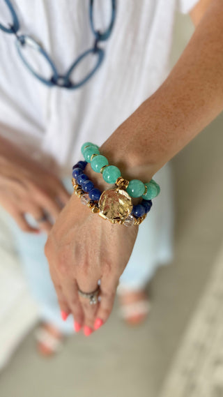 Bondi Bracelet Set Blue Bracelets Whats Hot Jewelry
