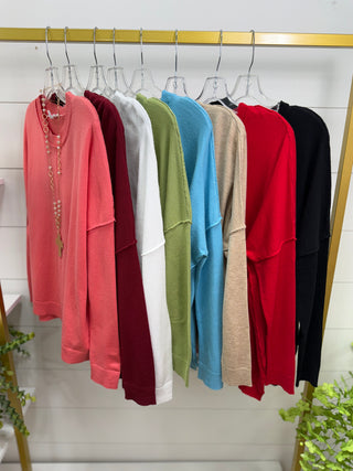 Sakina Sweater Lavender sweater Zenana