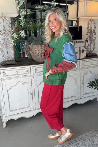 Woodland Pants Dk Red Pants Anniewear