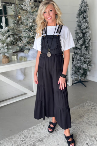 Girly Jumpsuit Black Jumper eesome