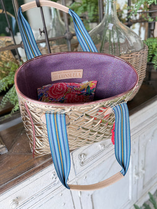 Evadney Classic Tote Gold by Consuela Handbags Consuela