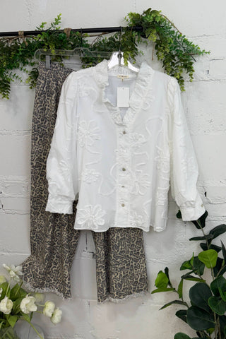 Wendy Top White by Jodifl