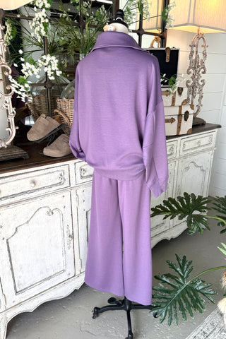 Abby Scuba Set Eggplant