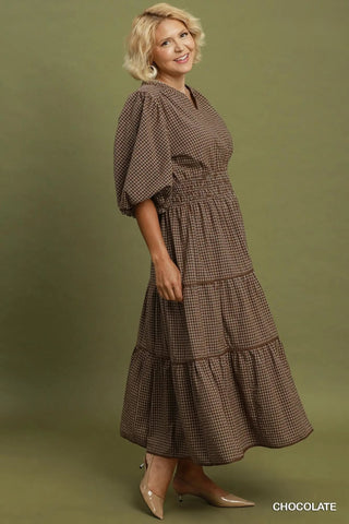 Taylor Long Dress Chocolate by Umgee