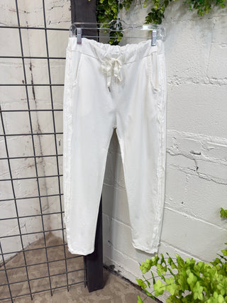 Brianna Pants White Pants Sunflower