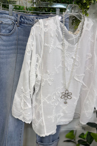 Provence Top White Shirts & Tops Originalusa