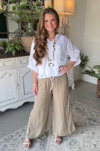 Constance Pants Mocha by POL Clothing Pants Pol Clothing