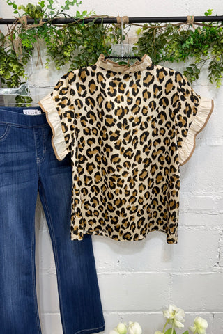 Zena Top Ivory Leopard by Jodifl Shirts & Tops Jodifl