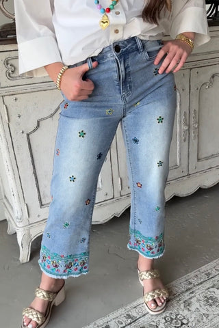 Carleen Jeans Washed Denim by Easel Jeans Easel