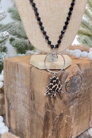 Wild Christmas Necklace Silver/Clear Necklaces BFF