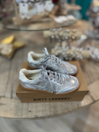 Tropics Braided Metallic Sneakers Silver by Chinese Laundry Shoes Dirty Laundry
