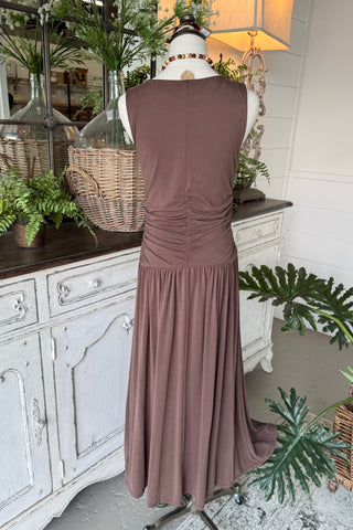 Frances Maxi Dress Brown