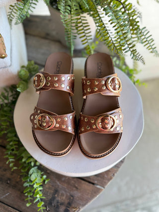 Told You So Sandals Cognac by Corky’s Sandal Corky's Footwear