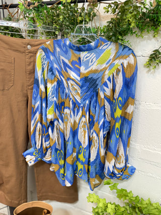 Distinct Royal Blue by Eesome Shirts & Tops eesome