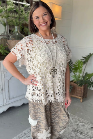 Judith Top Natural by Easel Shirts & Tops Easel