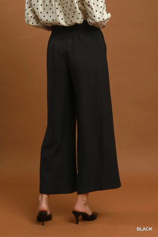 Barker Pants Black by Umgee