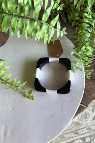 Allegra Bracelet Black/White limited stock
