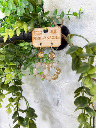 Delia Earrings Brown by Pink Panache Earrings Pink Panache