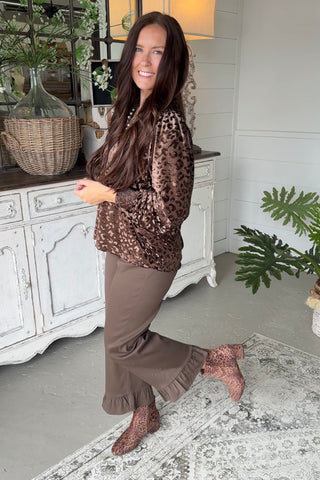 Jessica Top Brown Shirts & Tops Staccato