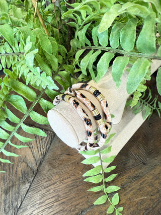 Jungle Fever Bracelets Taupe Leopard Bracelets Avenue T