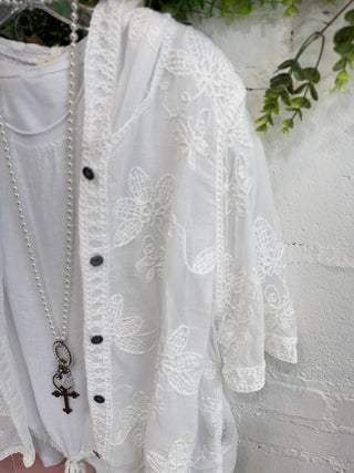 Natalie Top Off White Shirts & Tops Pol Clothing