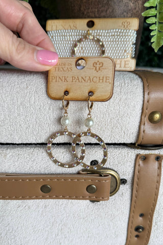 Dothan Earrings Gold by Pink Panache