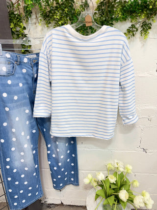 Westside Top Lt Blue Shirts & Tops Hope