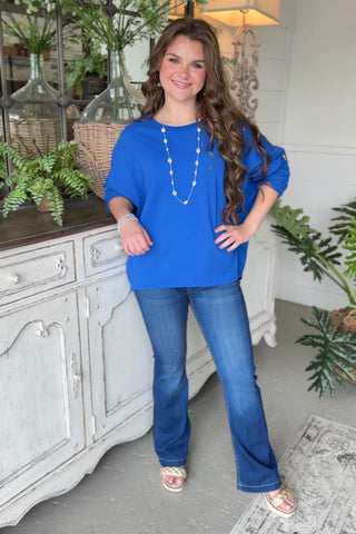 Lyric Royal Blue Shirts & Tops Hope