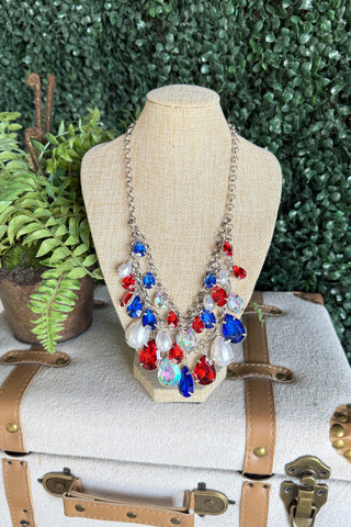 Sparkling Layers Necklace Silver Necklaces Accessories To Go