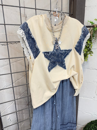 Superstar Natural Shirts & Tops Blue Velvet