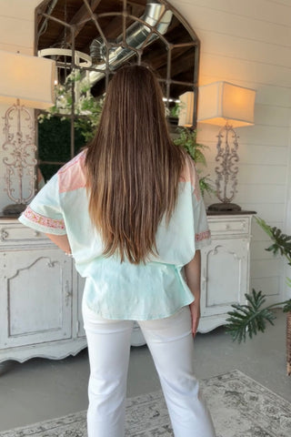 Petal Play Top Pink Shirts & Tops Sage+Fig
