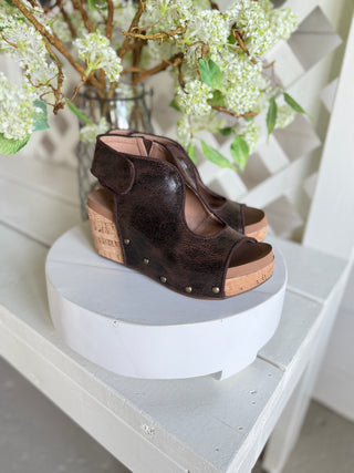 Frisky Espresso Wedges by Corky's Shoes Corky's Footwear