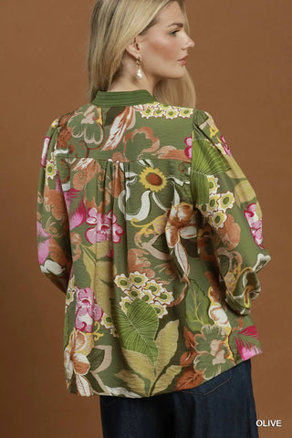 Wilson Top Olive by Umgee Shirts & Tops Umgee