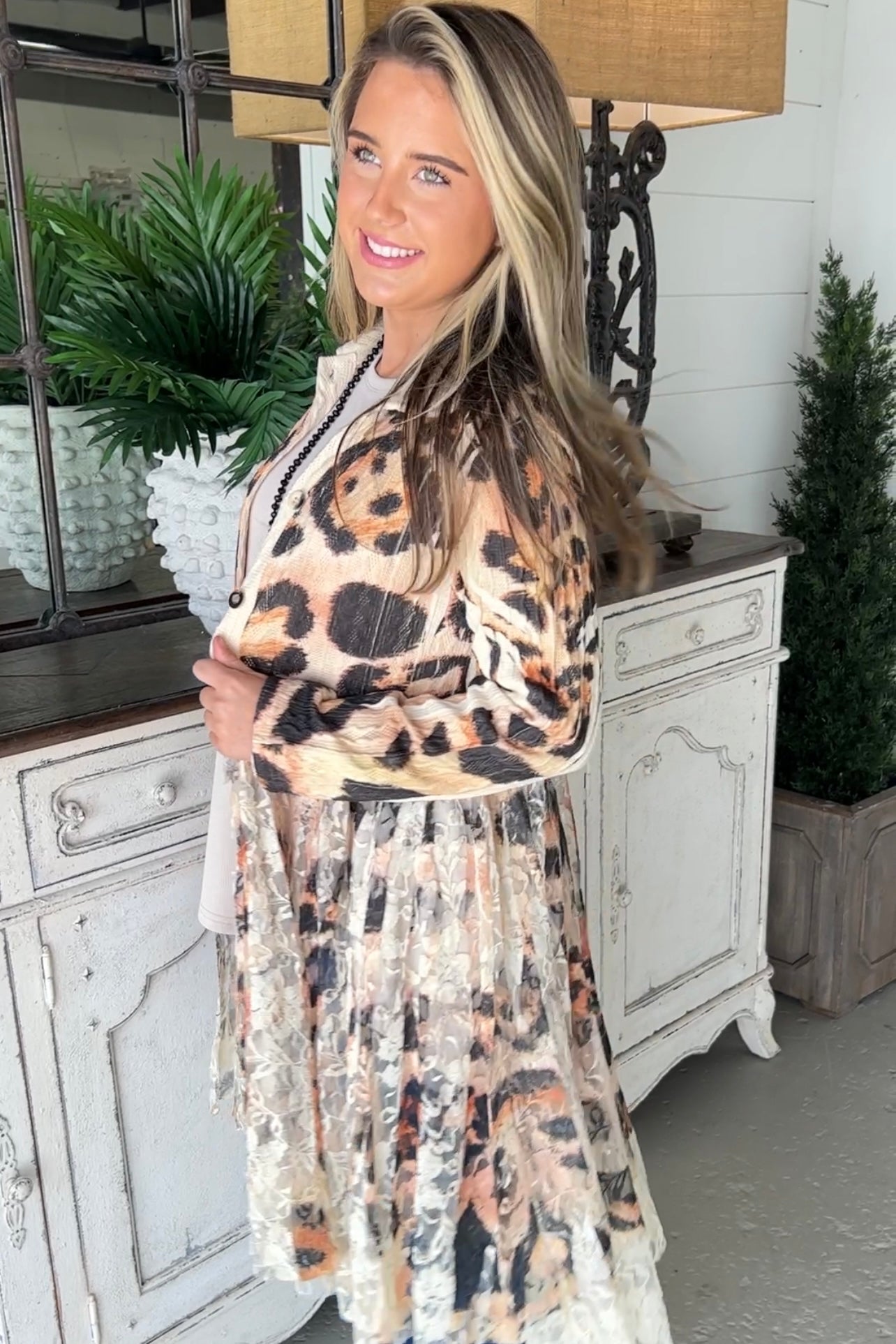 Spot On Sweater Jacket
