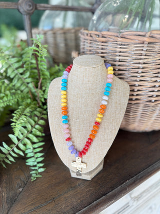 Spree Necklace Bright Multi Necklaces SM Style