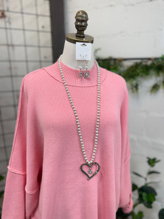 Tiffany Sweater Pink Shirts & Tops Zenana