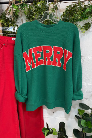 Be Merry Top Green Shirts & Tops Tres Bien