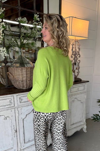 Outer Banks Sweater Lime