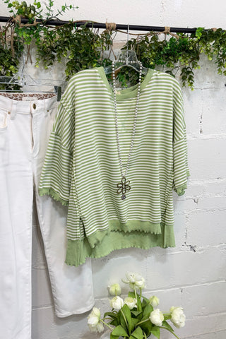 Anniston Top Lime by Peach Love Shirts & Tops Peach Love