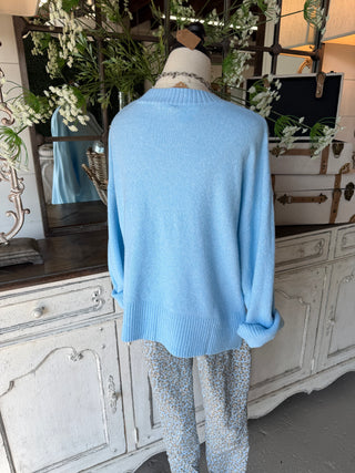 Girl Next Door Sweater Sky